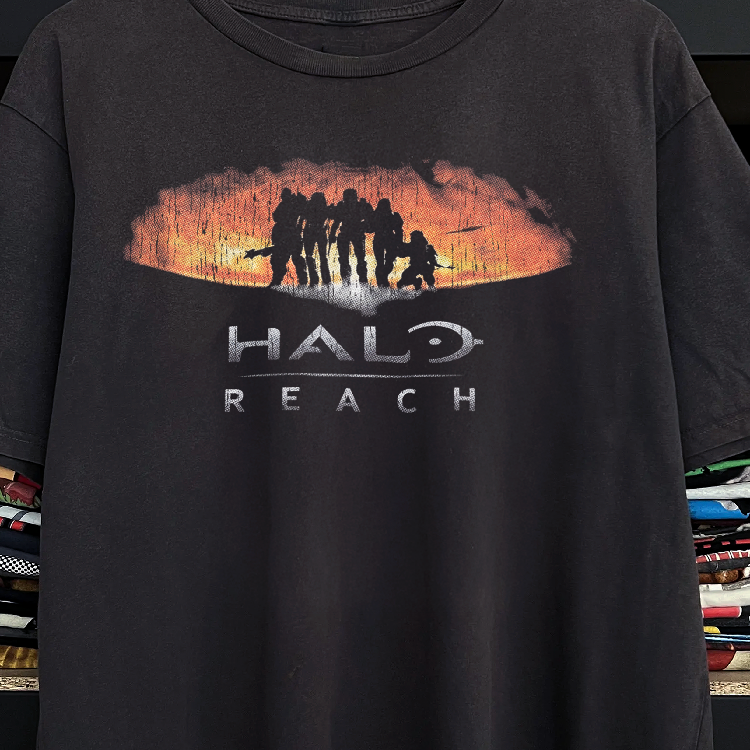Halo Reach Washed Black Tee