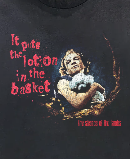 Rare Buffalo Bill Silence Of The Lambs Washed Black Tee