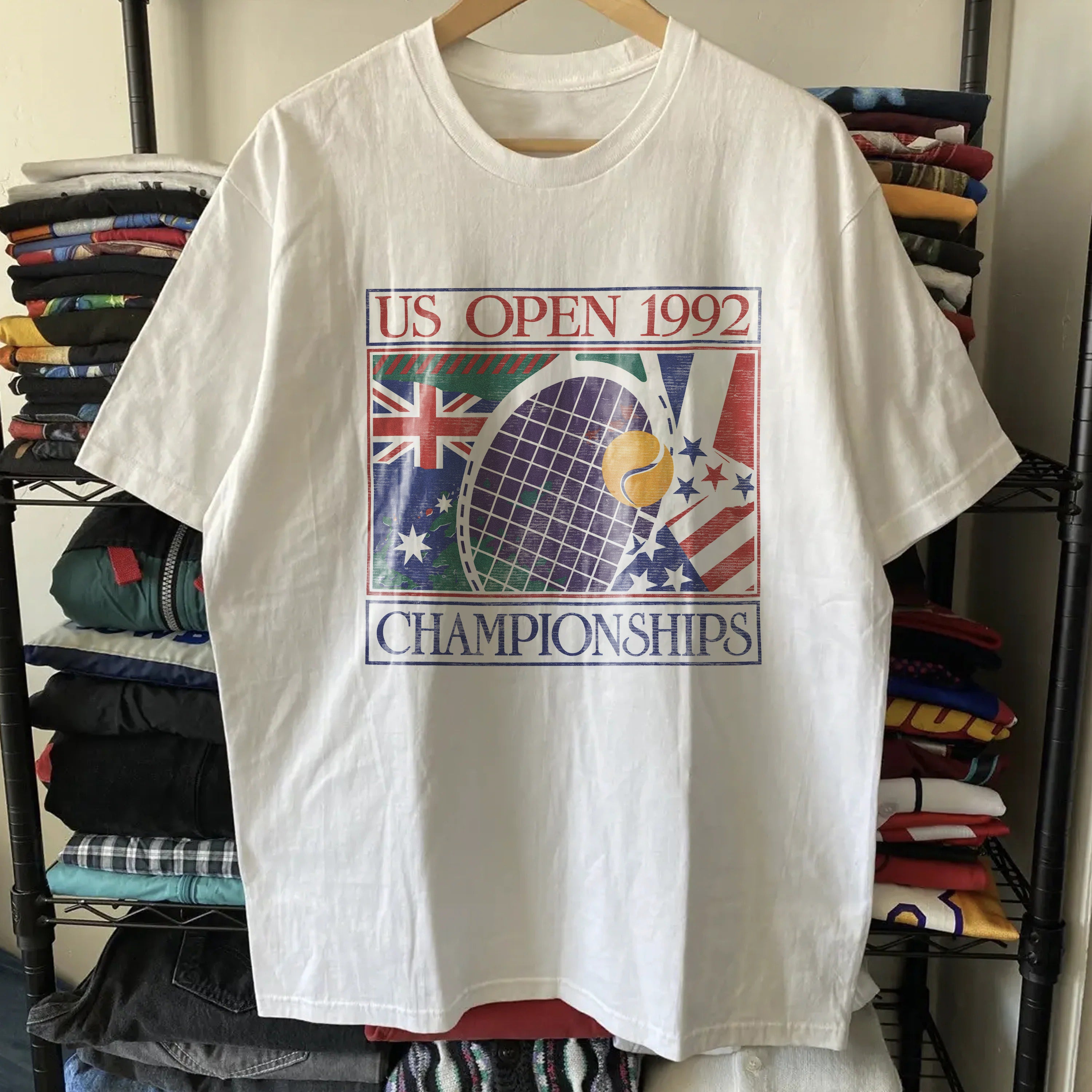 Official US Open 92 Washed White Tee