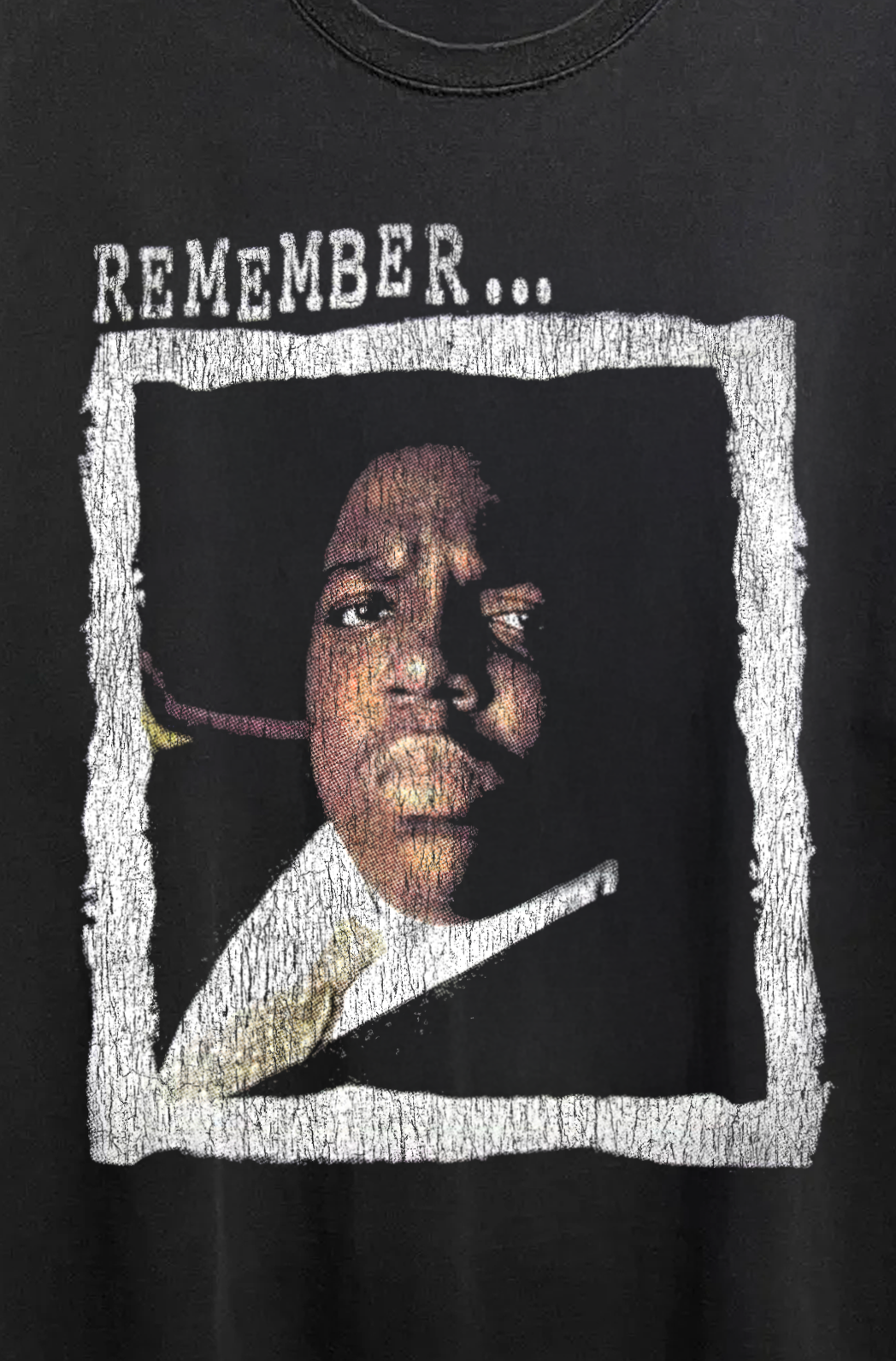 Rare RIP Biggie Washed Black Tee