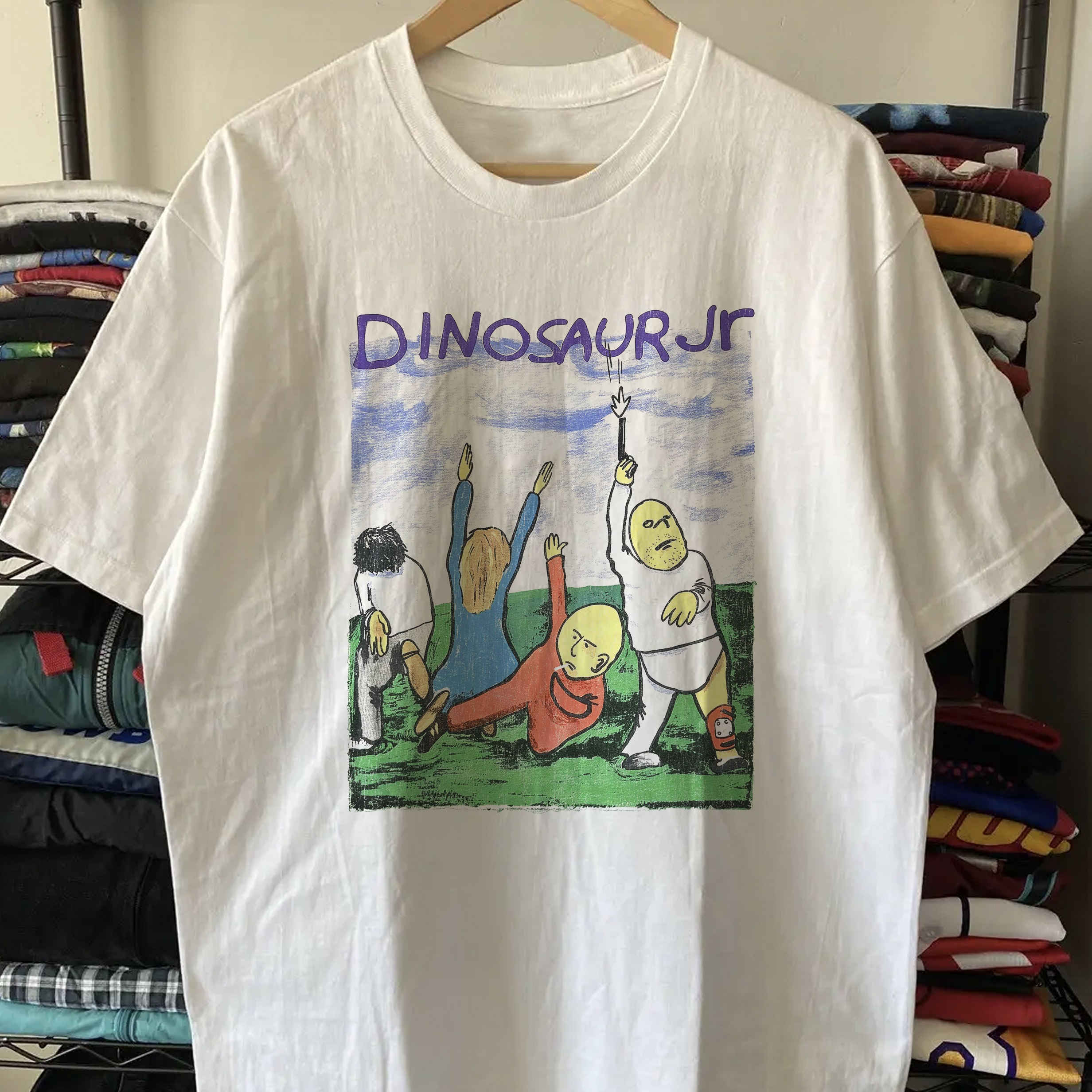 1994 Dinosaur Jr Washed White Tee
