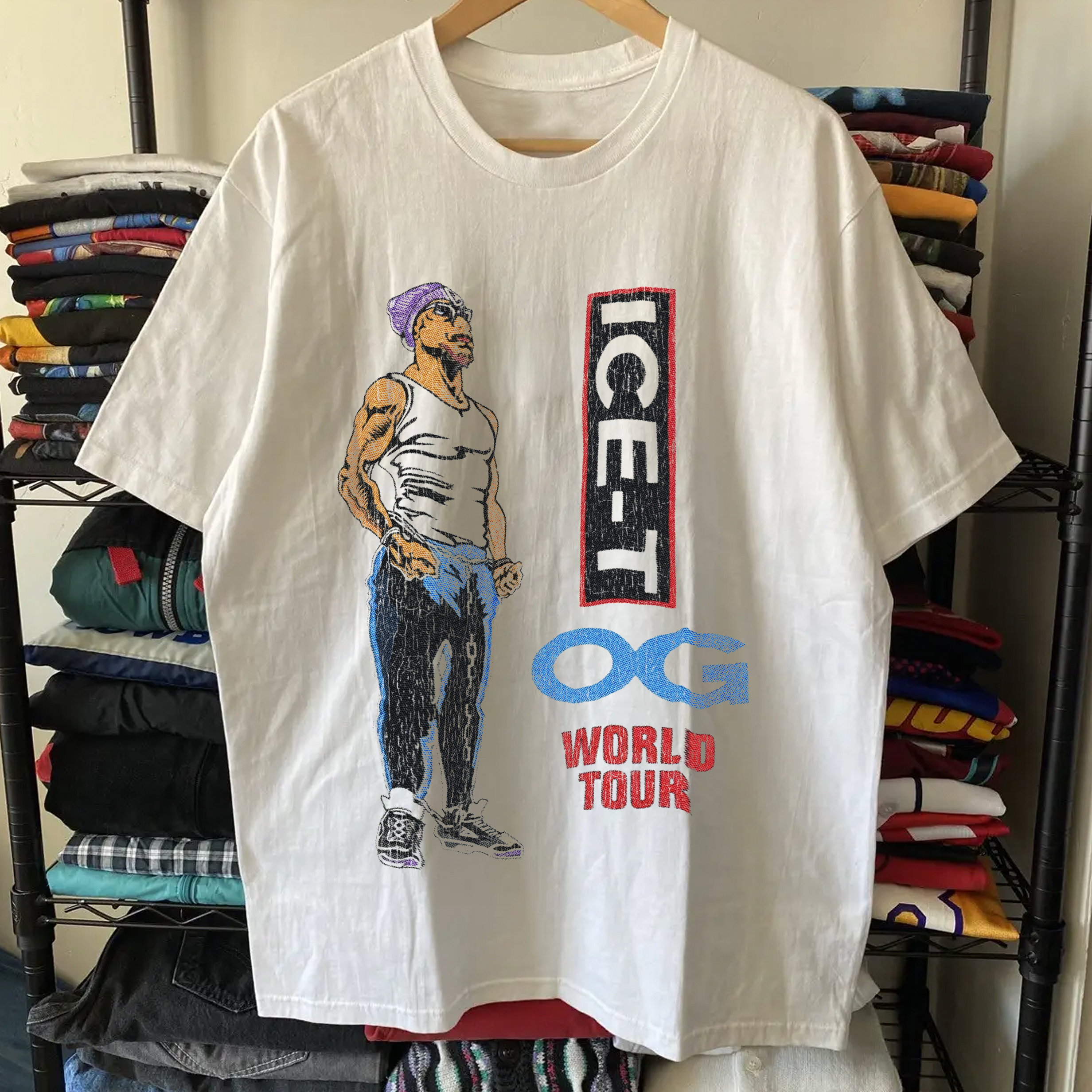Rare Ice T World Tour Washed Black Tee