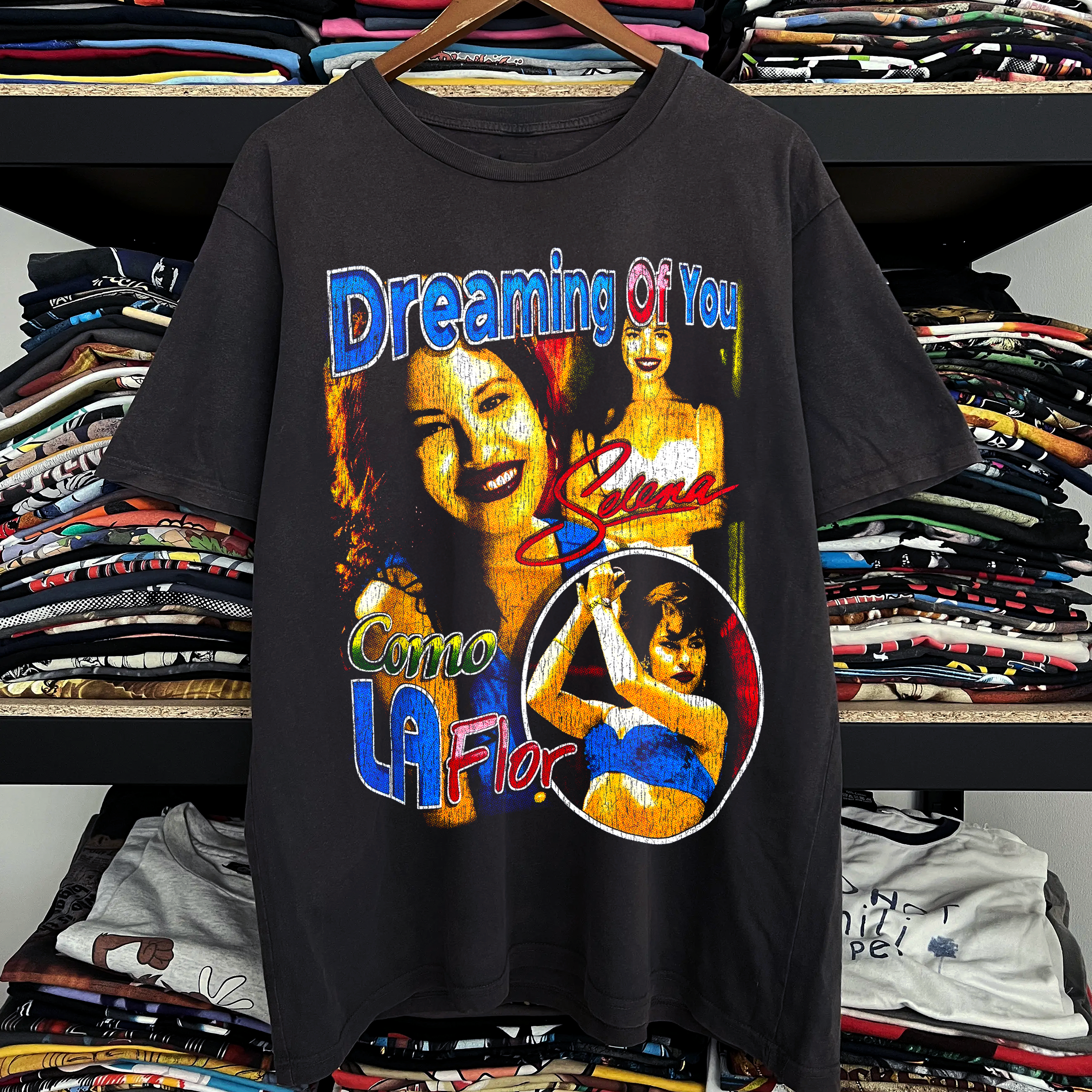 Rare Selena Boot Washed Black Tee