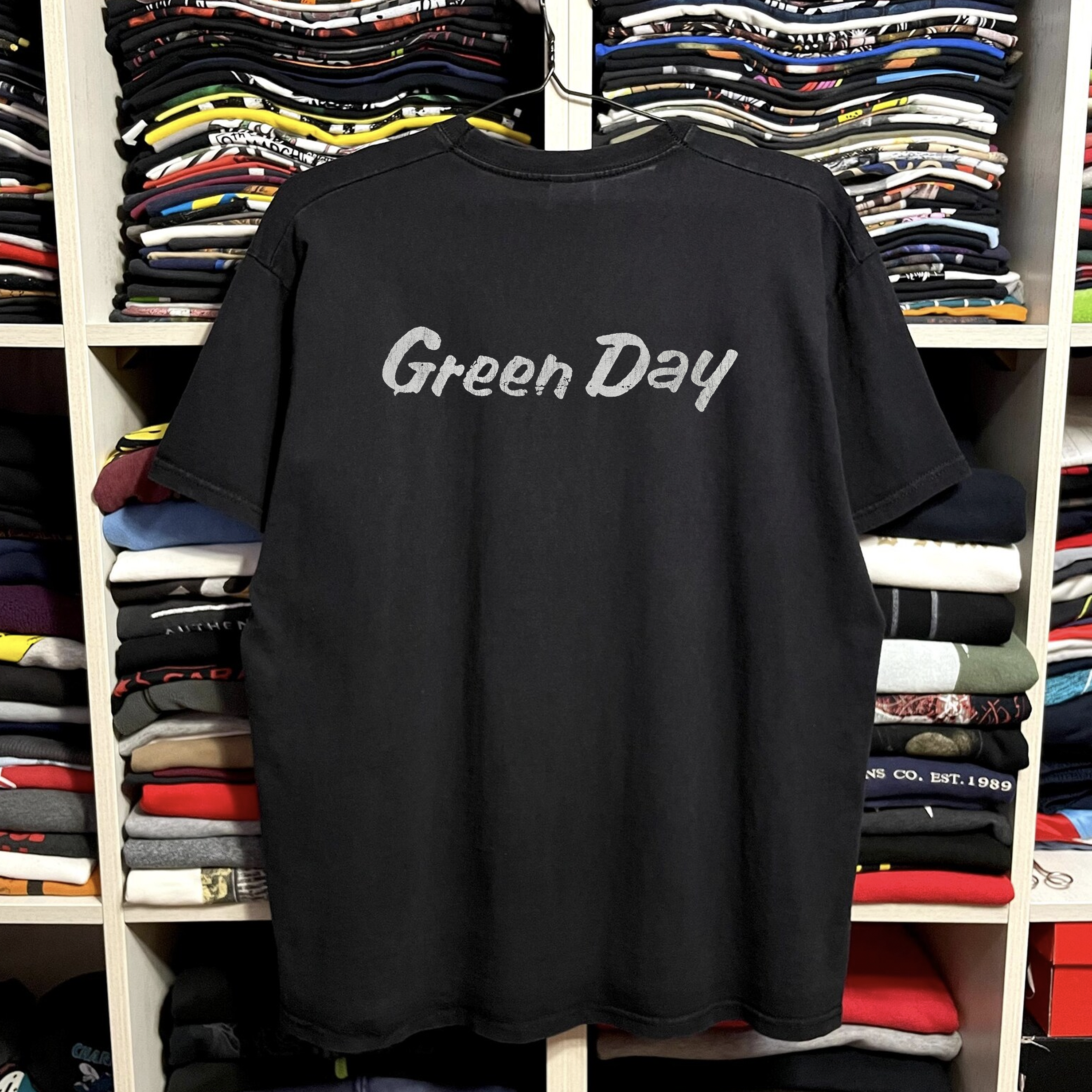 1997 Green Day Nimrod Washed Black Tee