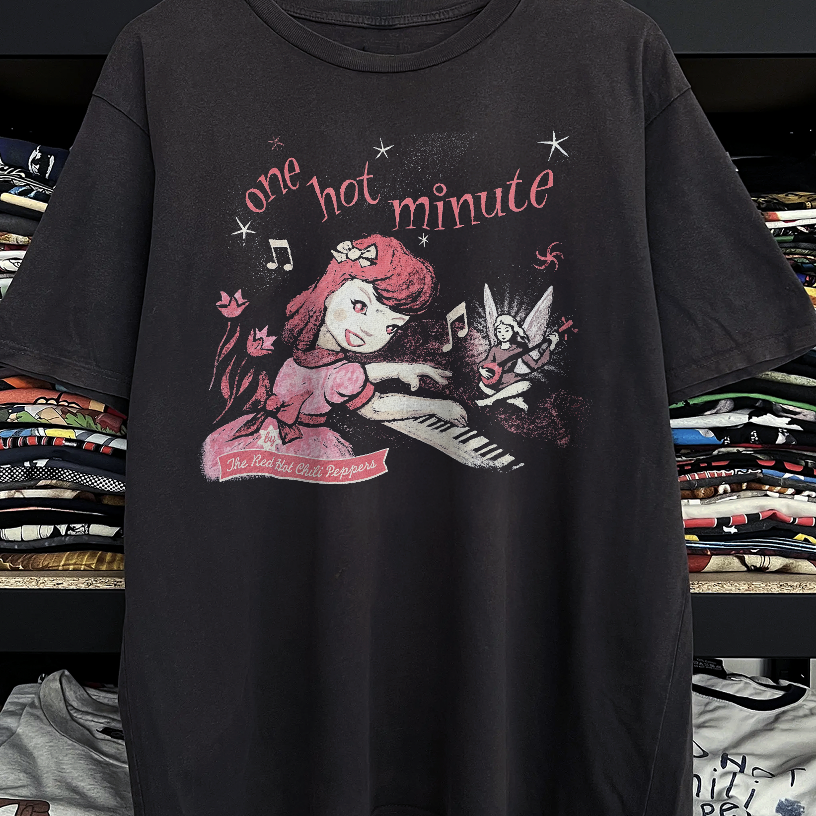 1995 Red Hot Chilli Peppers Washed Black Tee