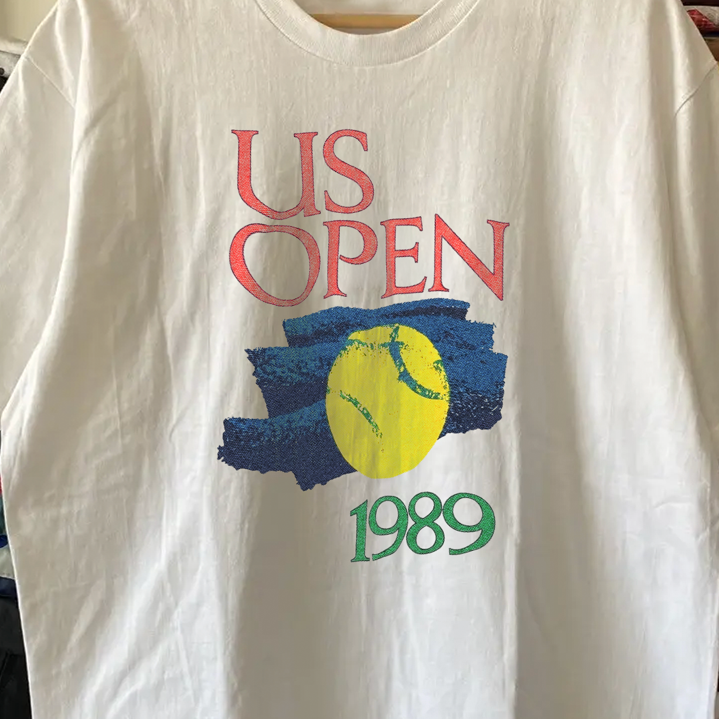 US Open '89 Washed White Tee