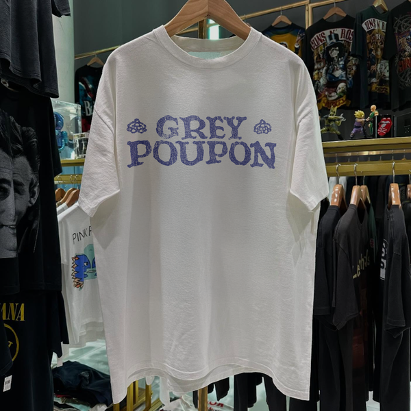 90s Grey Poupon Mustard Promo Rare Washed White T-Shirt – Strike