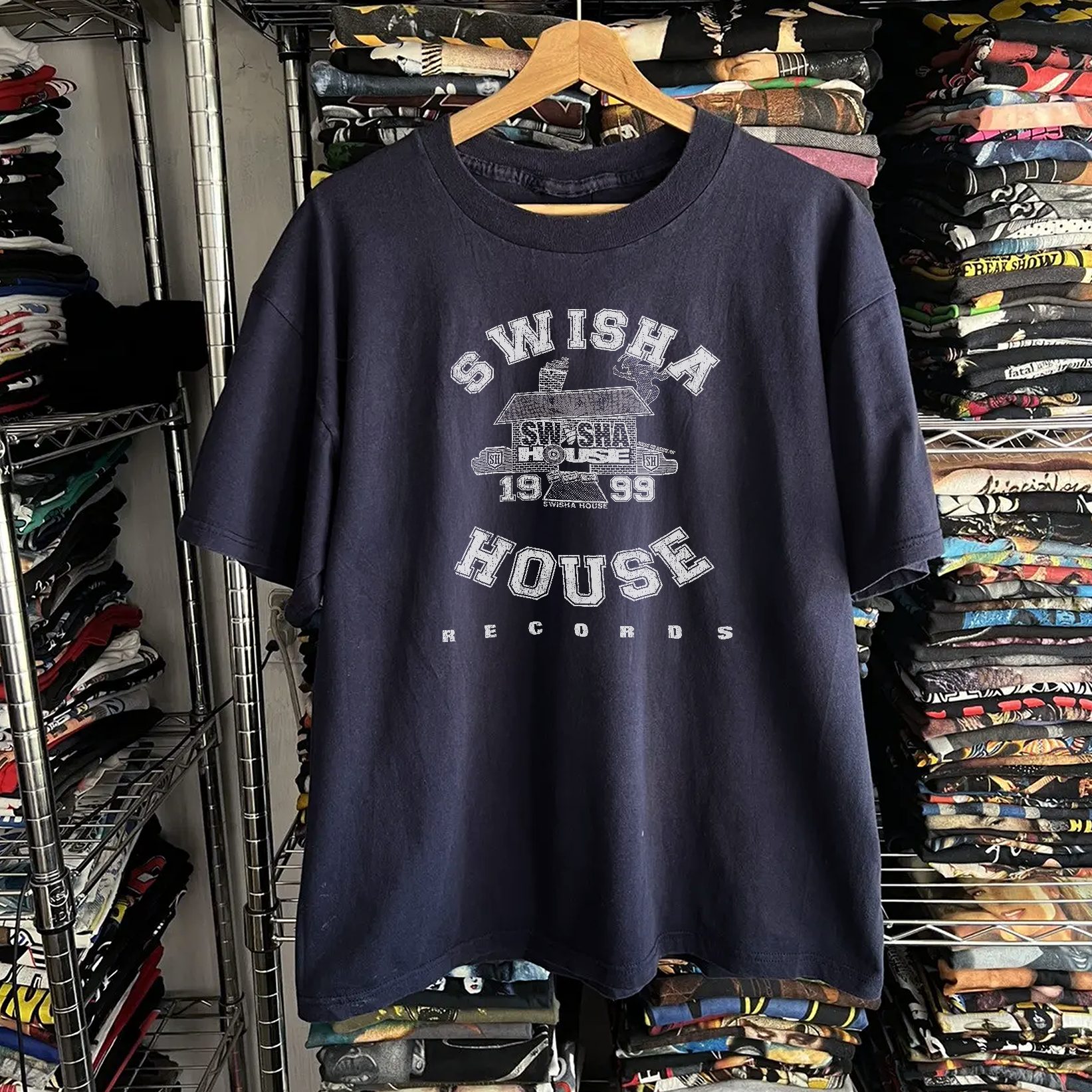 1999 Swishahouse Washed Navy Tee