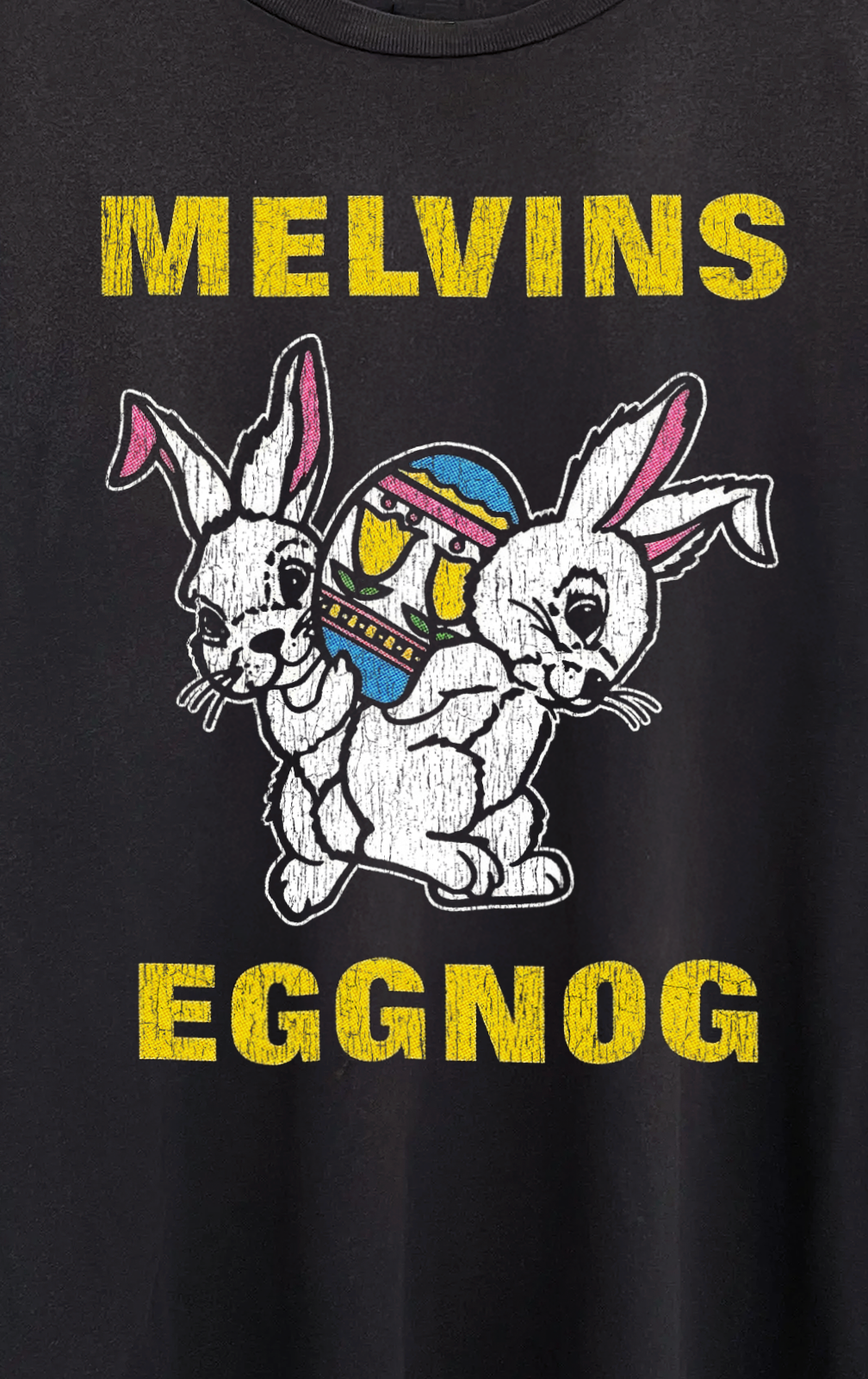 Rare Melvins Eggnog Washed Black Tee