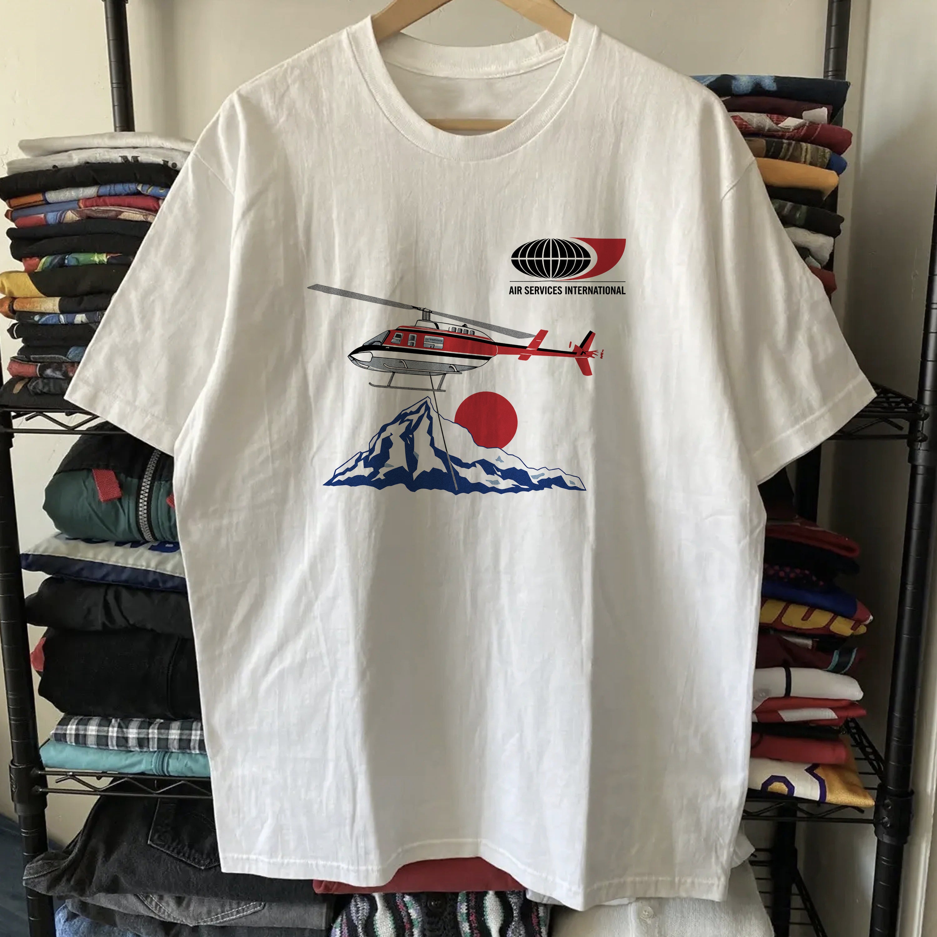 Air Services International - Napoleon Dynamite Washed White T-Shirt