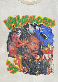 '97 Lollapalooza White Washed Tee