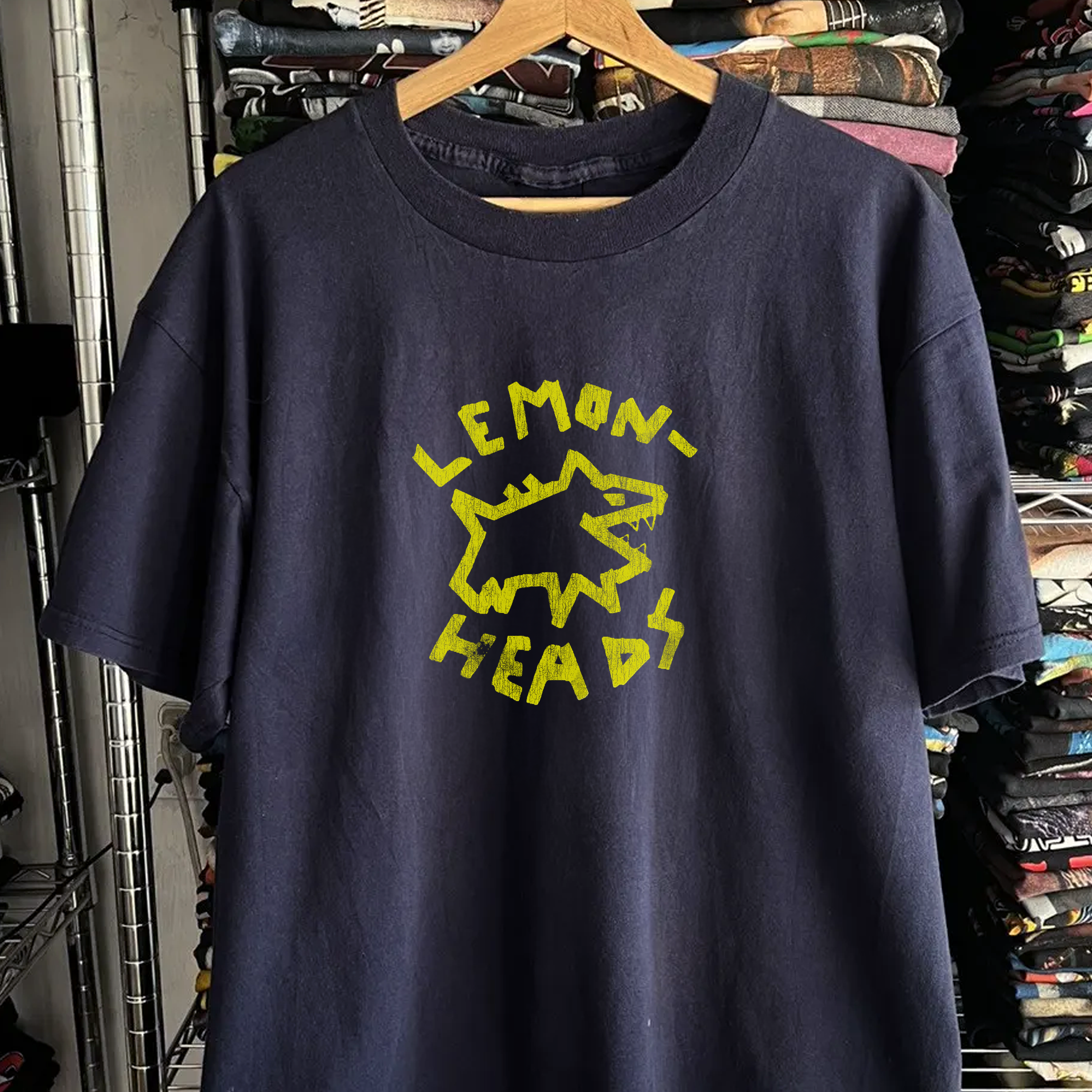 90s Lemonheads Washed Navy Tee