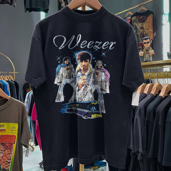 1995 Weezer 'Brush Your Teeth' Rare Washed Black T-Shirt – Strike