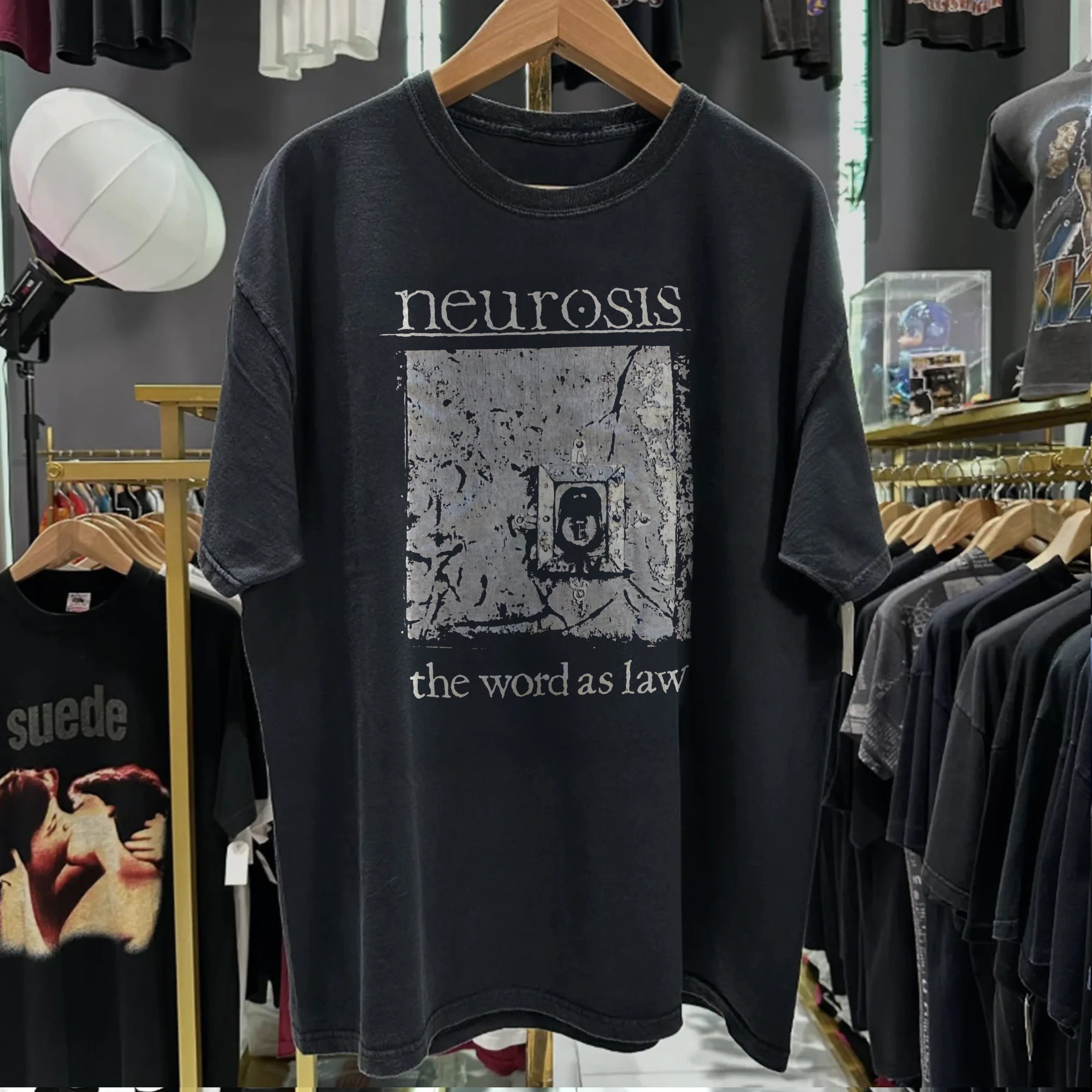 Neurosis - The Word As Law Washed Black T-Shirt – Strike Anywhere